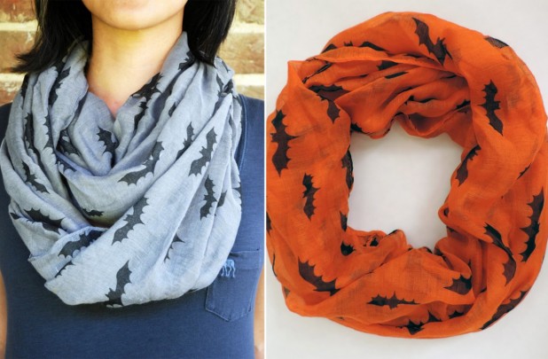 Halloween Bat Infinity Scarves - 3 Colors!