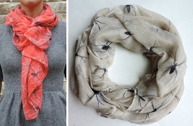 Halloween Spider's Web Scarves - 3 Colors!