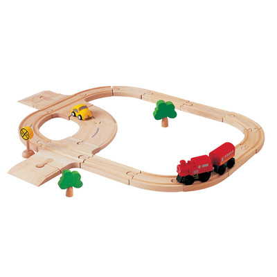 Plan Toys City Road and Rail - Standard
