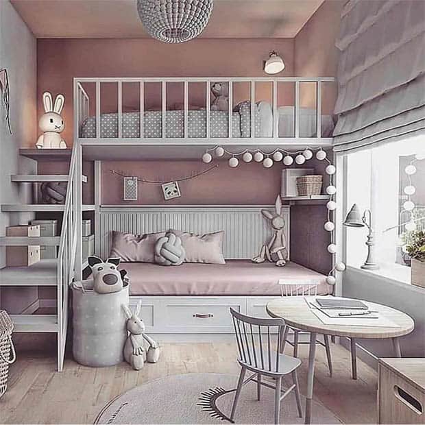 Small Bedroom Ideas - Level Bed to Double the Space