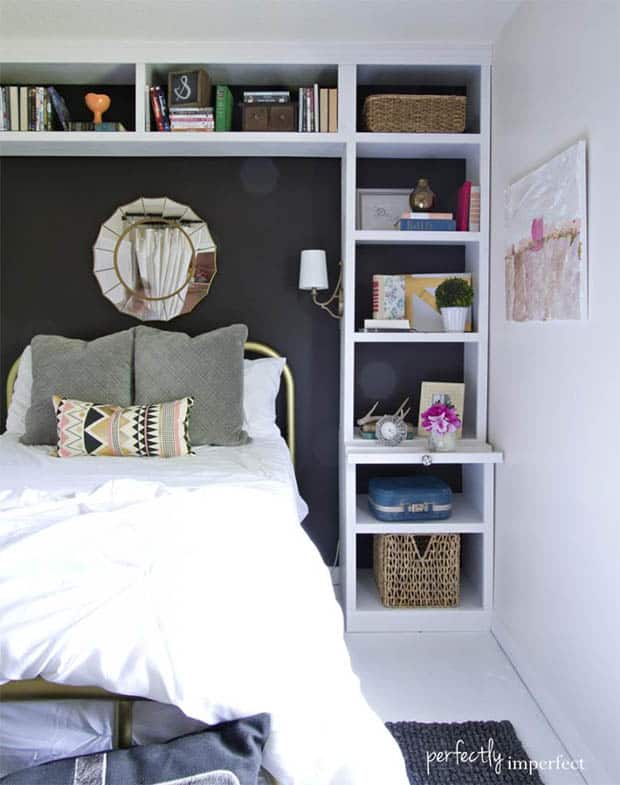 Small Bedroom Ideas - Amazing Bed Head