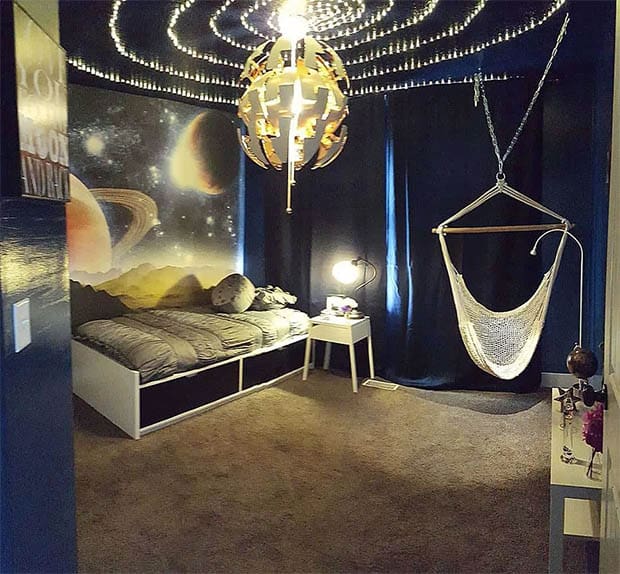 Space-Themed Bedroom - The Ceiling